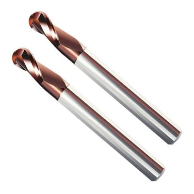 Chine Longue extrémité Mills Solid Tungsten Carbide R5 SX de jambe de deux cannelures pour l'acier à vendre