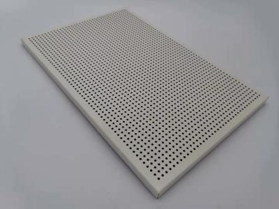 China White Color Perforated Aluminum Composite Panel 2000x10000mm For Ceilings for sale