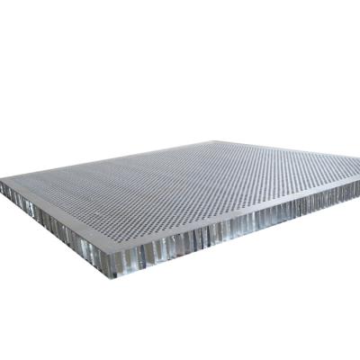 China 1220x2440mm Perforated Aluminum Cladding Ceiling Composite Honeycomb Panel for sale