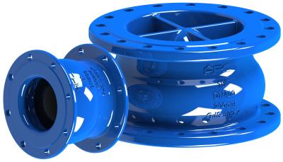 China Vertical / Horizontal Installation Non Slam Type Check Valve Powder Epoxy Coated Available for sale