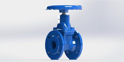 China Both Side Sealing Non Rising Stem Gate Valve , Resilient Seated Screwed Gate Valve for sale