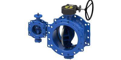China Dovetail Ductile Iron Double Eccentric Butterfly Valve Worm Gear Available for sale