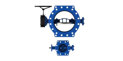 China Arch Shape Double Butterfly Valve Drinking Water Standard Two Side Sealing for sale