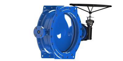 China Stainless Steel Gear Operated Butterfly Valve For Reliable 1 - 72 Inch Flow Control Te koop
