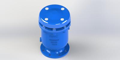 China Blue Ductile Iron Combination Air Release Valve Fire Fighting Air Relief Valve for sale