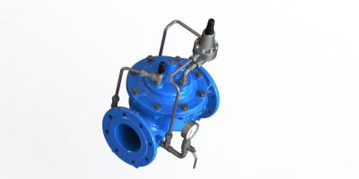China Ductile Iron Pressure Sustaining Valve Hydraulically Operated / Pilot - Controlled for sale