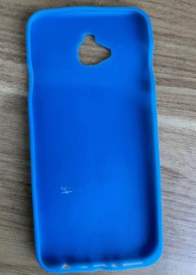 China Blue Color Silicone Mobile Phone Shell,Customized IPhone Shell for sale