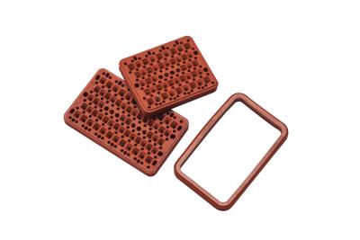 China Drain Tube Custom Rubber Parts , Silicone Gasket Sheet Industrial Rubber Parts for sale