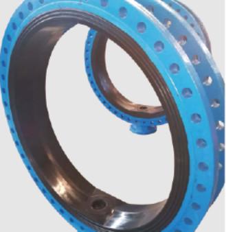 China Boby Mounted Butterfly Rubber Valve Seat Good Elasticity And Compressive for sale