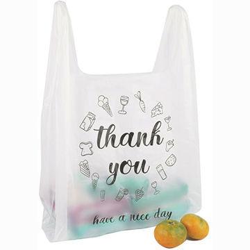 China Customized eco friendly wholesale cornstarch biodegradable shopping compostable T- shirt plastic bags for sale
