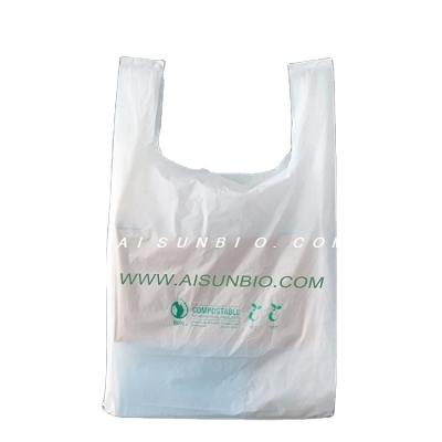 China Packaging As4736 Compostable Food Bags With Handles Pe Plastic Poly Material for sale