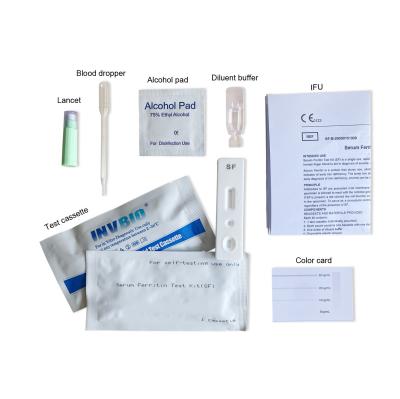 China Ce Mark Anemia Home Test Kit Self Test Suero Ferritina Sangre en venta