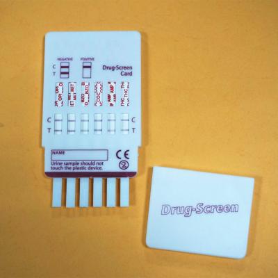 China Instant Accurate Rapid Diagnostic Test Kit Multi Drug Screening Urine 6 Panel for sale