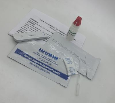 Chine Un essai rapide Kit Human Immunodeficiency Virus Hiv d'anticorps d'étape 99% 1/2 à vendre