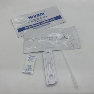 China High Sensitivity One Step Rapid Test Kit Aids / Hiv 1/2 Antibody Whole Blood Infection Oem Packaging for sale
