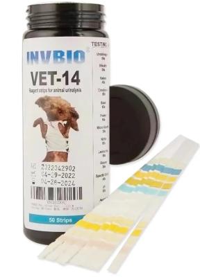 China 14 Parameters Urinalysis Test Strips Vet Urine Glucose Protein Animals for sale