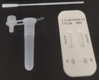 China COVID 19 Flu RSV Antigen Self Test 3 In 1 Combo Home Test CE Mark for sale