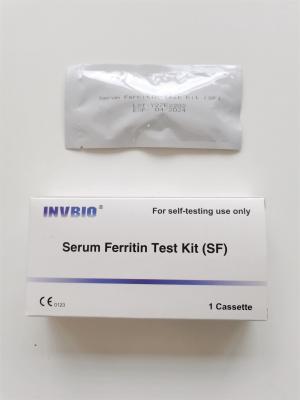 Chine Détection de l'essai à la maison Kit With Ce Marked de ferritine d'anémie à vendre