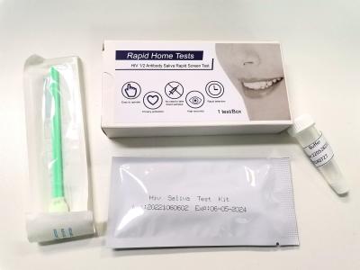 Chine Dans les kits rapides d'essai d'HIV de la maison 1/2, essai Kit High Sensitive de salive d'antigène à vendre