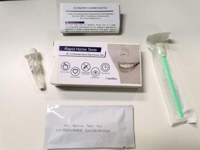China Accurate Hiv 1&2 Rapid Screen Test Easy At Home Test Without Blood Saliva Oral for sale