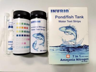 China Fast Accurate 7 In 1 Pool Test Strips Water Hardness Testing for sale