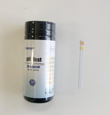 China Tiras de prueba el reactivo de la urinálisis para las tiras de prueba de la acidez y de la alcalinidad pH 4,5 a 9,0 para la orina y el salliva en venta