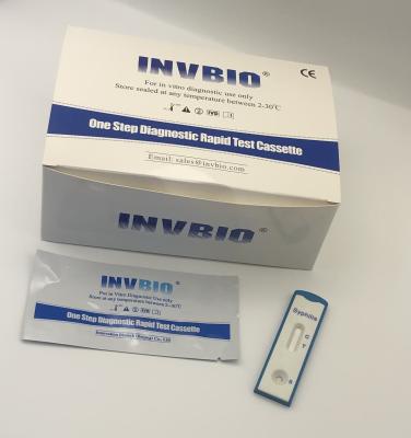 China Vdrl Rapid Diagnostic Test Kit Std Syphilis Screening Test With Sealed Pouch for sale