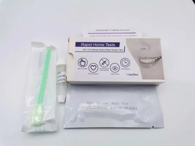 China Ce Approved Instant Hiv Test Kit One Step Private Aids Self Test With Saliva à venda