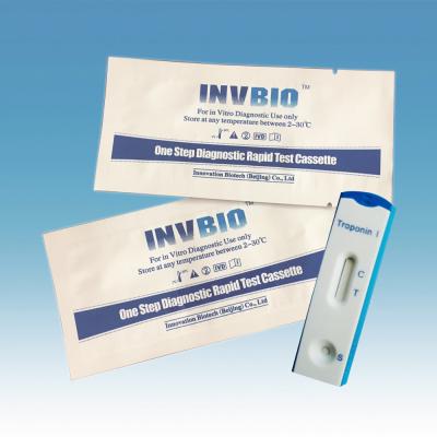 中国 Vitro Combo Rapid Test Kit Diagnosis Of Infarction Myoglobin And Troponin I 販売のため