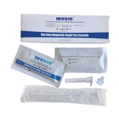 China 95.6% Sensitivity Home Covid 19 Rapid Self Test Kit Nasopharyngeal Swab with CE for sale