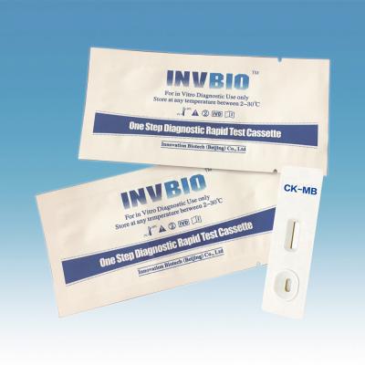 China IVD Medical Rapid Test Cassette CK-MB Cardiac Marker Test Kit for sale