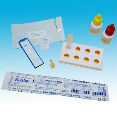 China Medical IVD rapid diagnostic test kits Strep A Test Card GAS rtk home test kit for sale