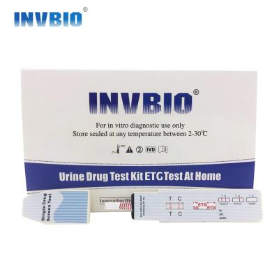 China Medical Kit Etg Alcohol Test Urine Dip Card Mark Iso One Step Rapid Test for sale