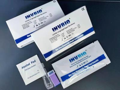 China 2019-NCoV Antibody Fast Detection Kit Colloidal Gold Self Test 15min for sale