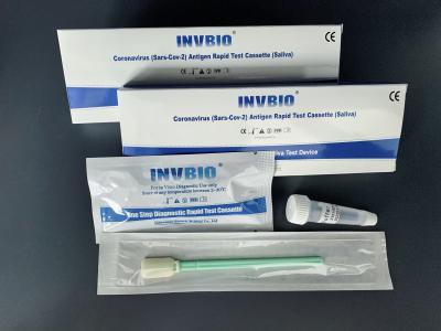 China SARS-CoV-2 Coronavirus Saliva Antigen Rapid Test Kit 98.21% Accuracy for sale