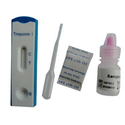 China High Accuracy 1.0ng/Ml Troponin I Rapid Test Kit 25 Cassettes / Box for sale