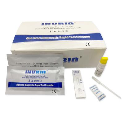 China FDA CE Approved Covid 19 Rapid Test Card IgG IgM Antibody Home Kit for sale