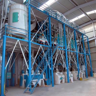 China Fábrica de tratamento da farinha de trigo da planta da fábrica de moagem do milho nenhuma poeira do voo à venda
