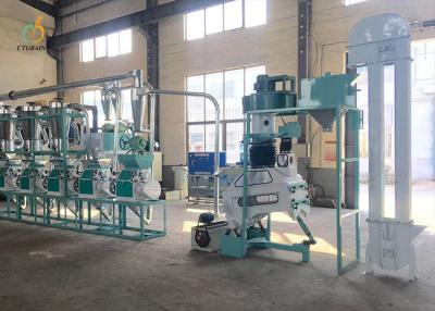 China Planta de trituração e de empacotamento do milho da máquina de 20 Ton/D Mini Corn Maize Flour Mill à venda