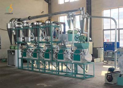 China Função de empacotamento da limpeza da máquina da fábrica de moagem de 20 Ton Per Day Mini Corn à venda