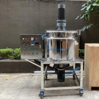 China 200L Homogenizer Emulsifier Mixer Movable Electric Heating Mixing Tank for sale