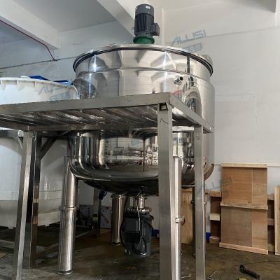 China Cosmetic Factory Homogenizer Mixer Face Cream Mixing Machine for sale