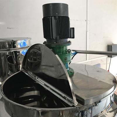 中国 電気熱くするステンレス鋼かき混ぜられたタンク皿の洗浄液体の石鹸作成機械 販売のため