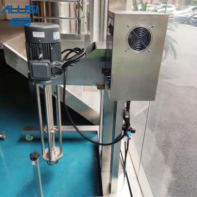 China Movable Electric Lifting High Shear Mixer Cream Homogenizing Emulsifying Machine for sale
