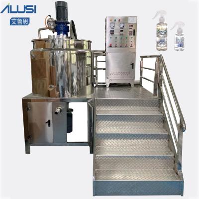 China 5000L Stainless Steel Blender Mixer Industrial Mixing Tanks Liquid Soap Shampoo Detergent Making Machine for sale