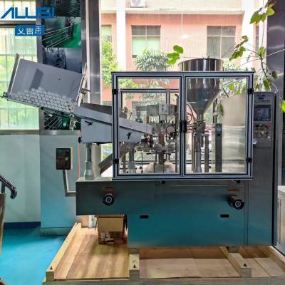 Китай Автоматическая машина для наполнения и запечатывания пластиковых туб с мягким косметическим кремом продается