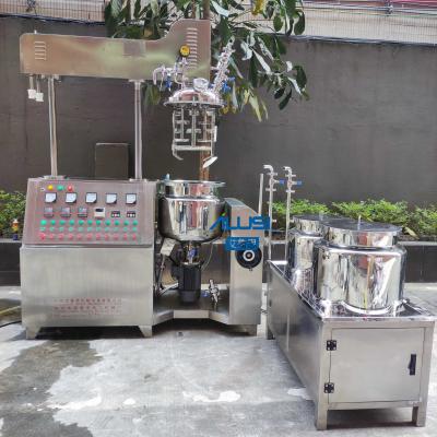 China 50L Hydraulic Lifting Vacuum Homogenizer Emulsifier Mixer Liquid Foundation Making machine for sale
