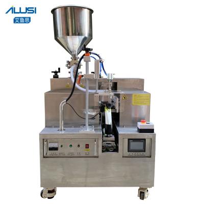 China Plastic Soft Manual Cosmetic Tube Ultrasonic Automatic Tube Filling and Sealing Machine for sale