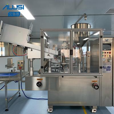 China Pneumatic Tube Filling Sealing Machine , SUS316L SS304 Toothpaste Packaging Machine for sale