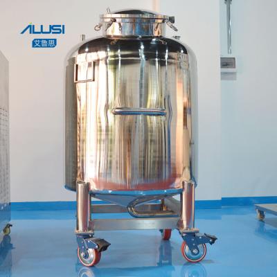 China 200L 316SUS Stainless Steel Storage Tank For cosmetics cream lotion shampoo Storage Tank for sale